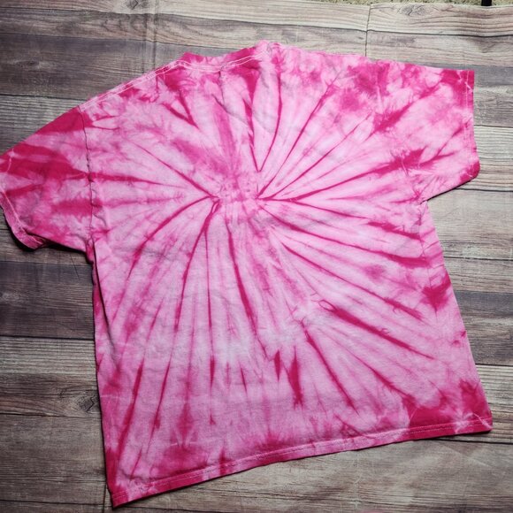 SOLD Pink Tie Dye Las Vegas Nevada Shirt - Picture 6 of 8